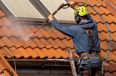 Démoussage et hydrofuge de toiture à Kuntzig